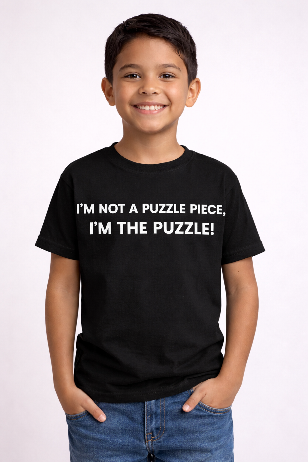 I’m Not a Puzzle Piece Shirt | Faith-Based Autism Declaration