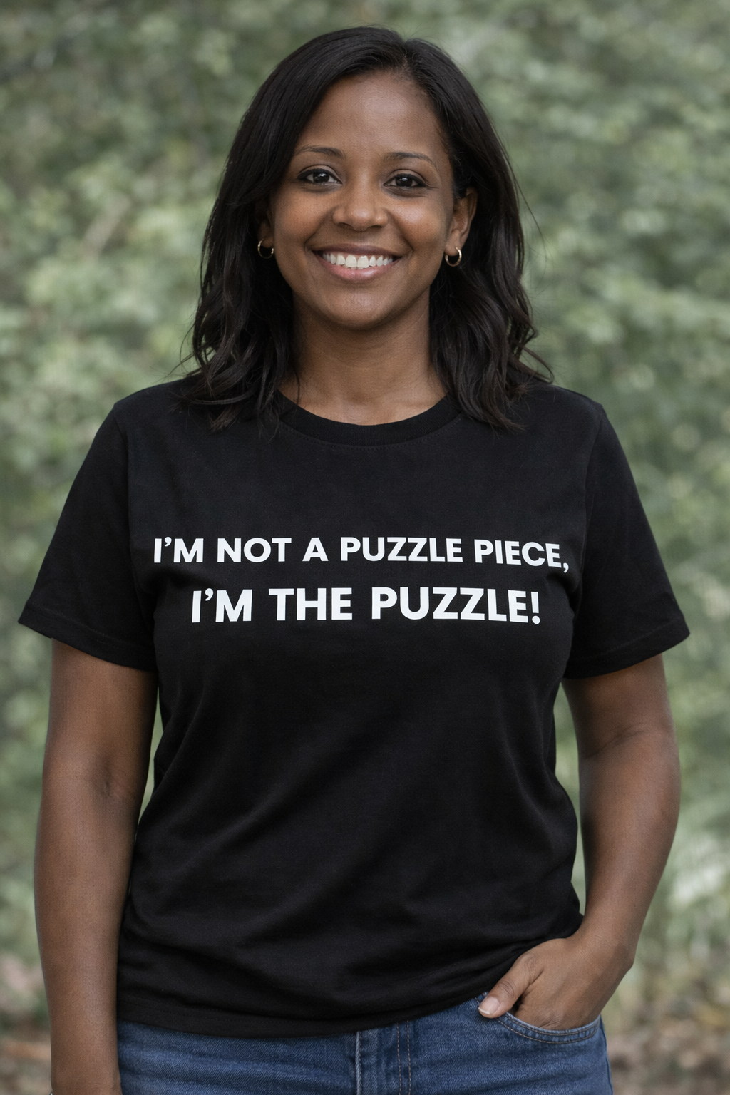 I’m Not a Puzzle Piece Shirt | Faith-Based Autism Declaration