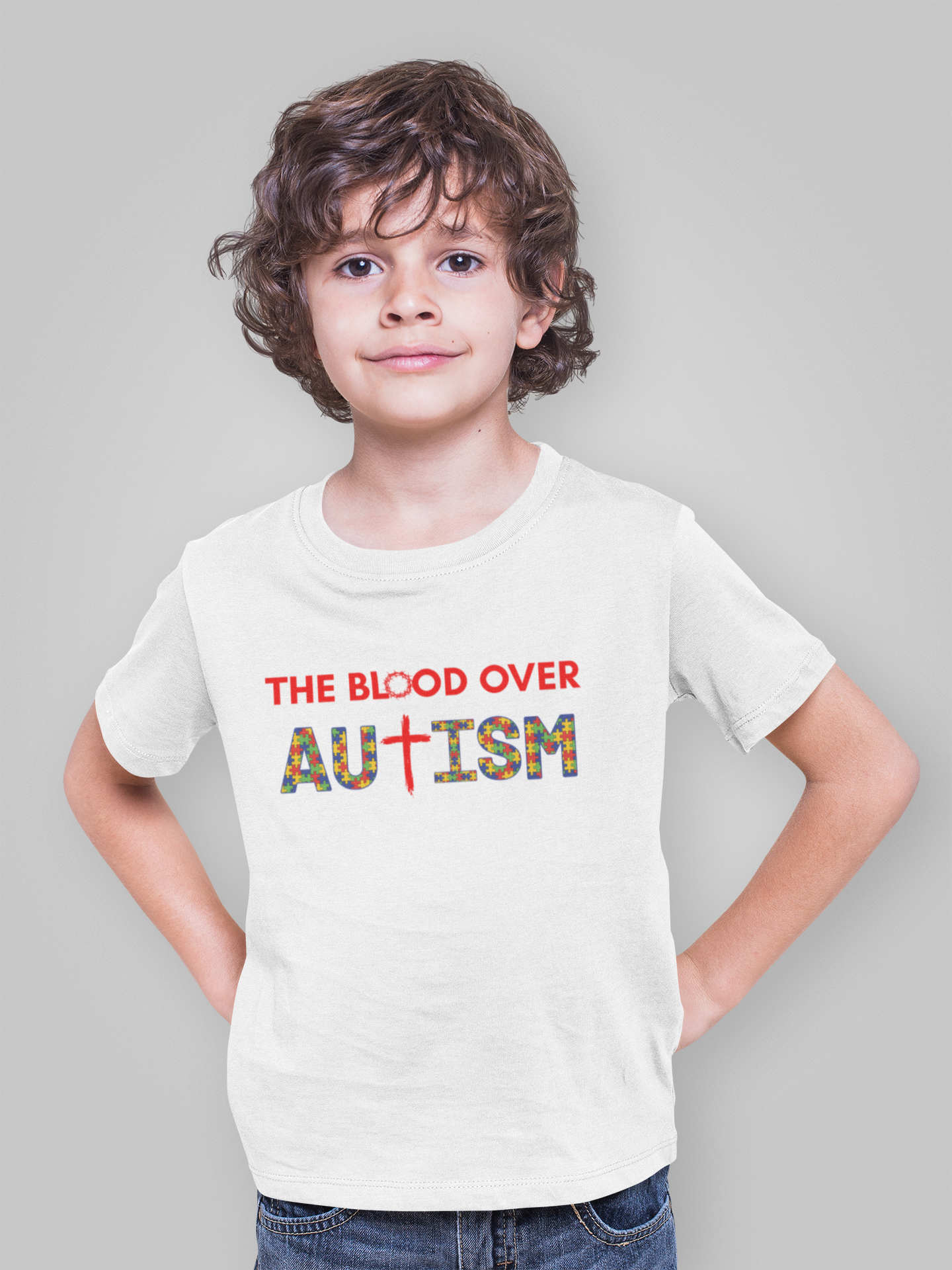 The Blood Over Autism™ Puzzle Piece T-Shirt