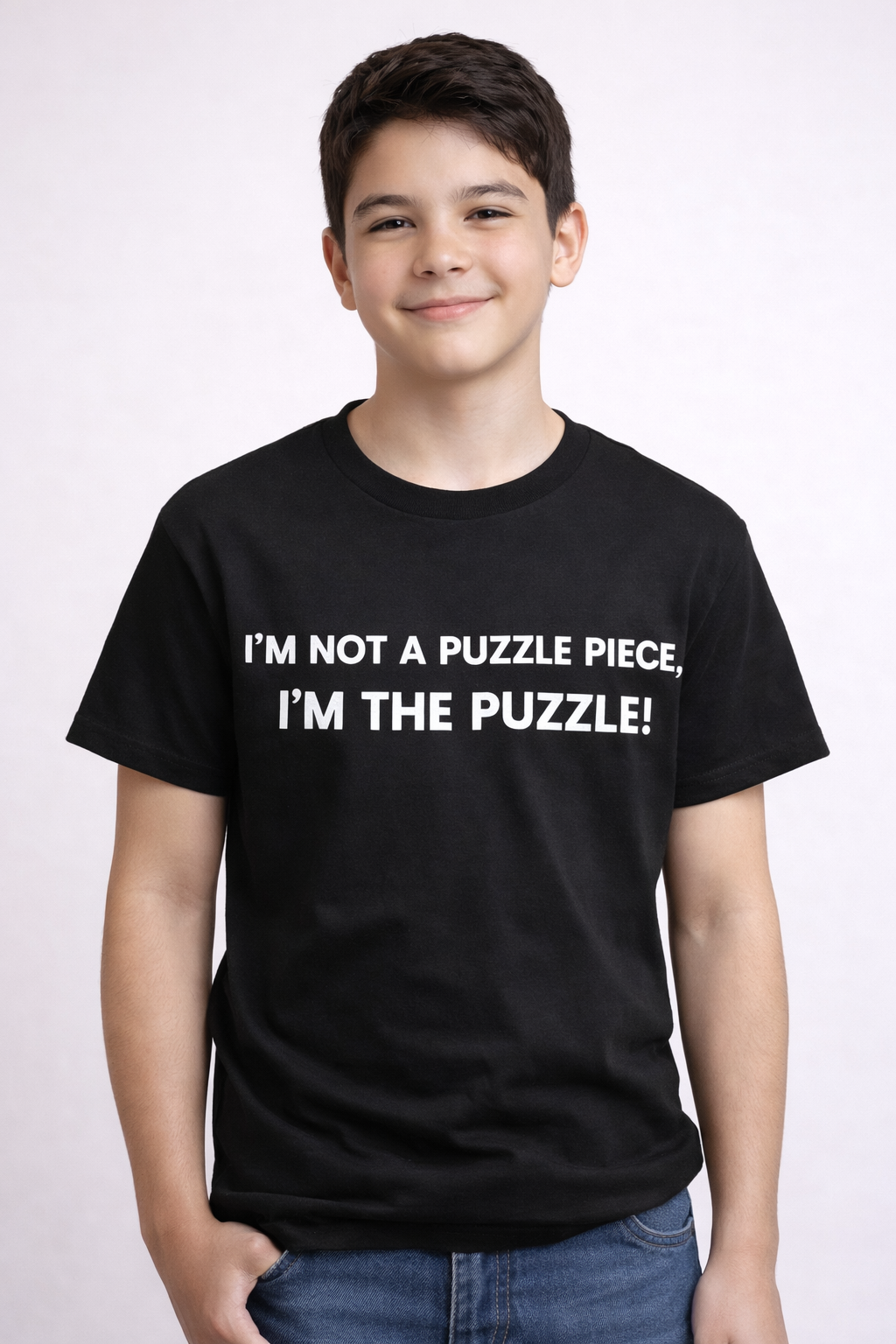 I’m Not a Puzzle Piece Shirt | Faith-Based Autism Declaration