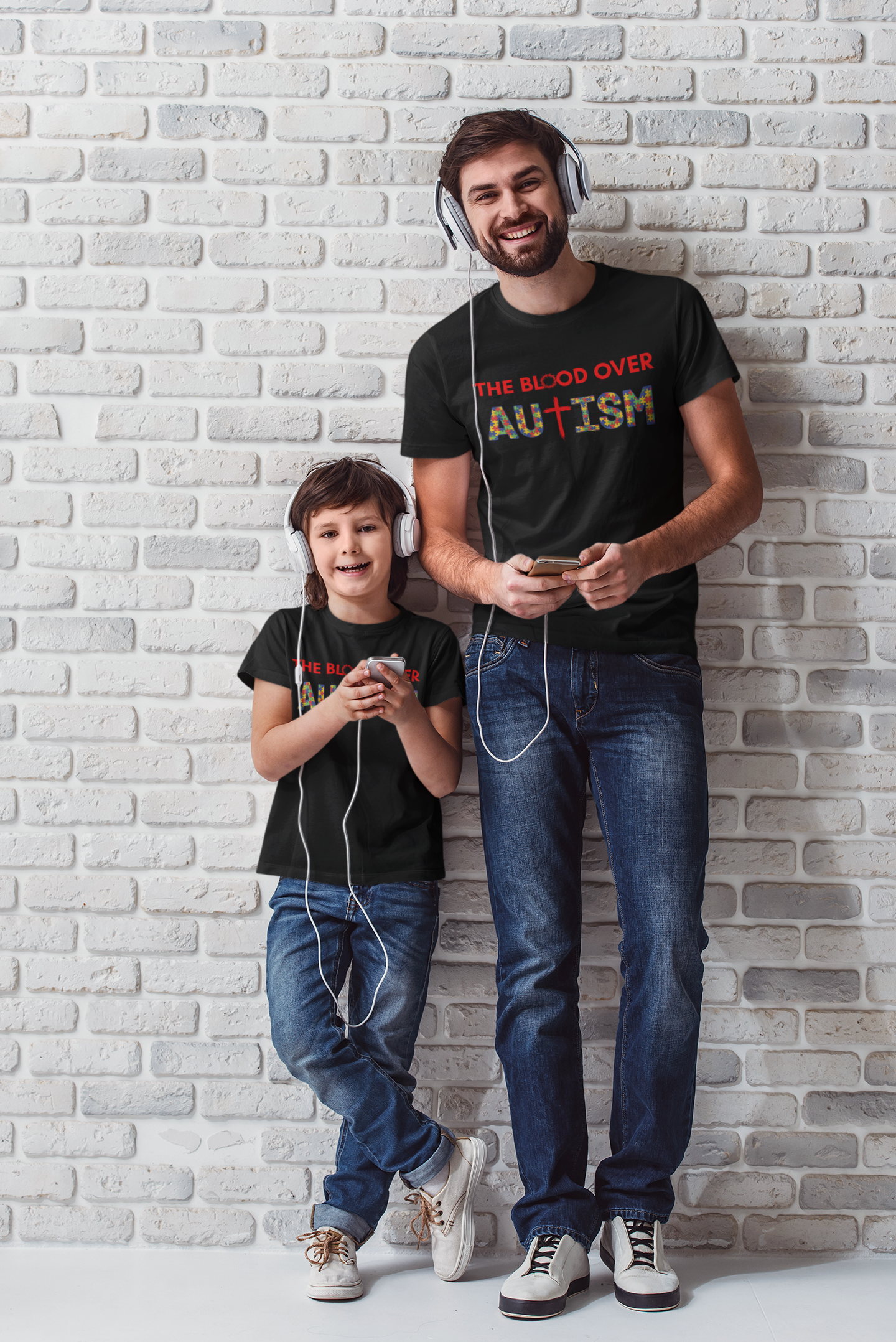 The Blood Over Autism™ Puzzle Piece T-Shirt