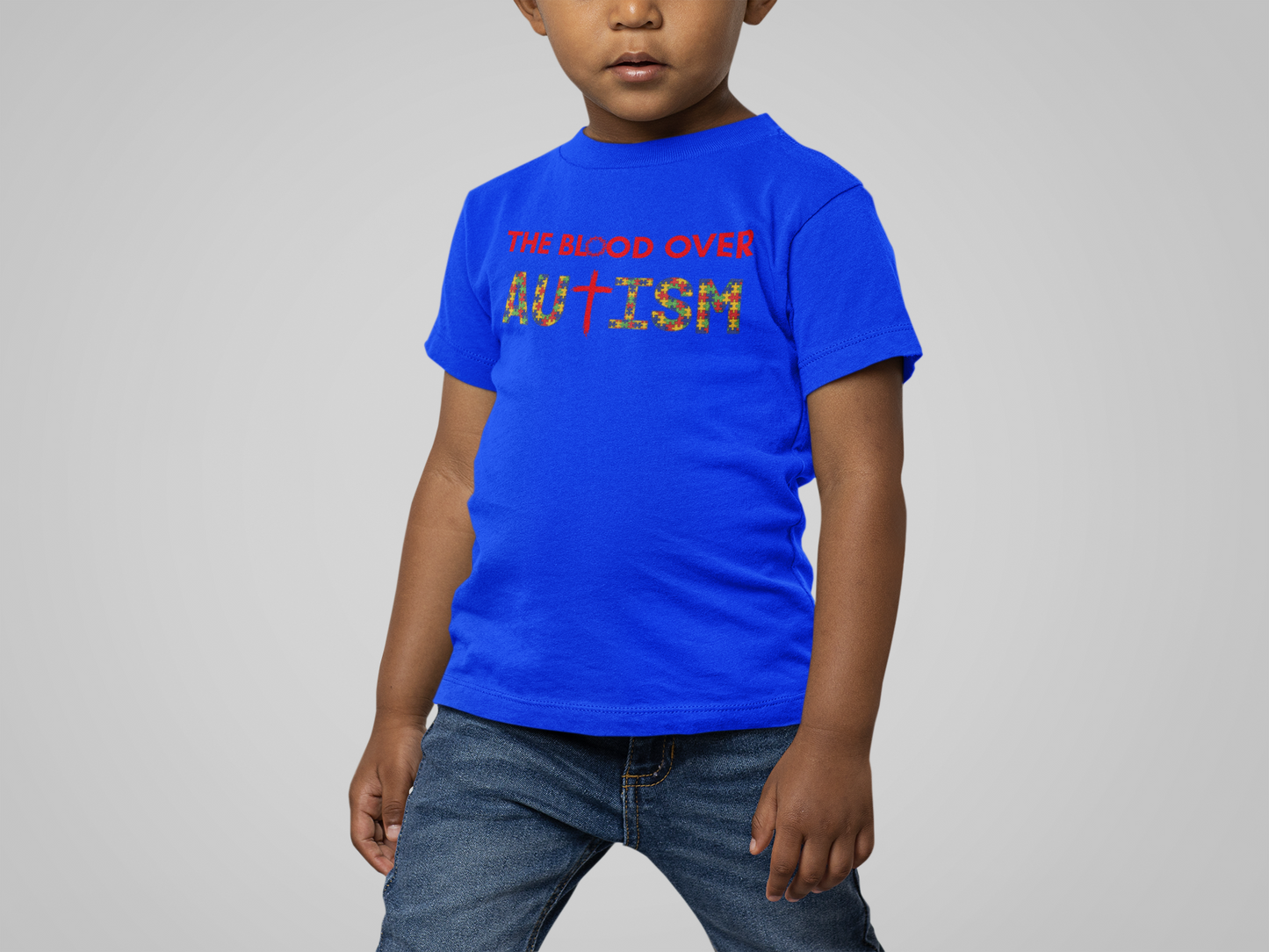 The Blood Over Autism™ Puzzle Piece T-Shirt