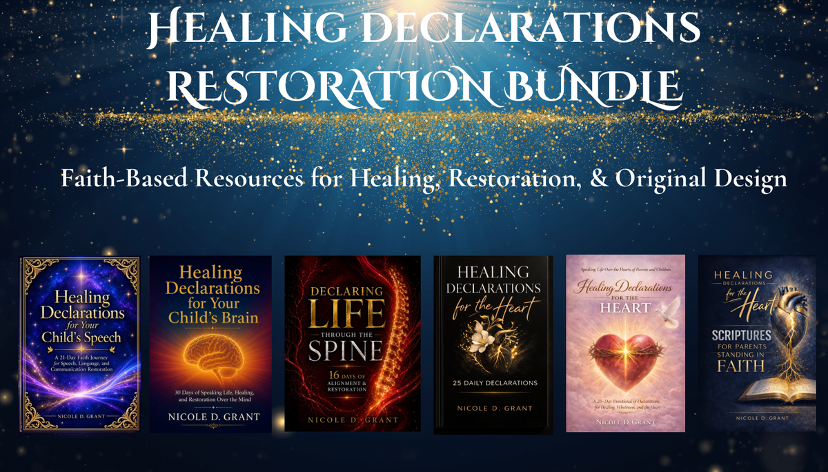 Healing Declarations Restoration Bundle (6 Digital Books)