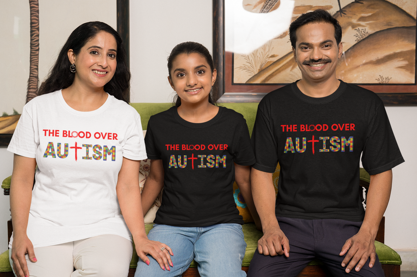 The Blood Over Autism™ Puzzle Piece T-Shirt